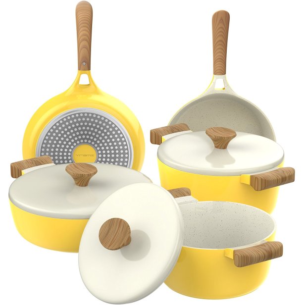 Vremi Yellow Cookware Set